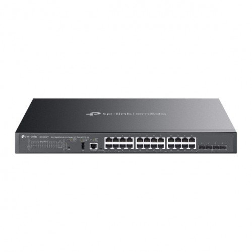 Omada 24-Port Gigabit Stackable Lite L3 Managed PoE++ Switch with 4× 10G Slots